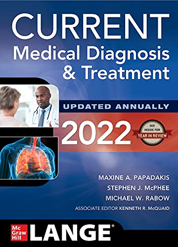 CURRENT Medical Diagnosis and Treatment 2022 eBook cover