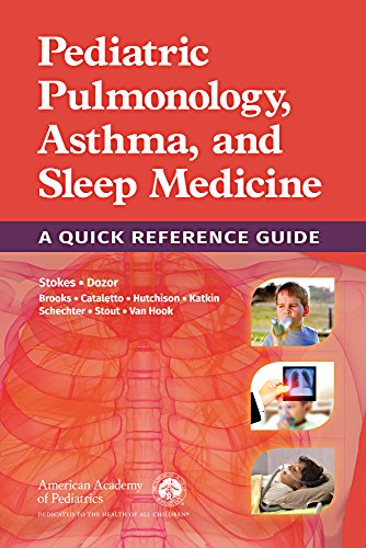 Pediatric Pulmonology, Asthma, and Sleep Medicine: A Quick Reference Guide 1st eBook cover
