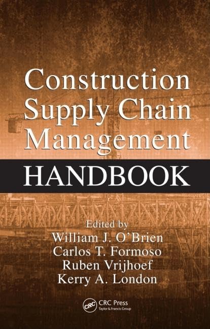 Construction Supply Chain Management Handbook eBook cover